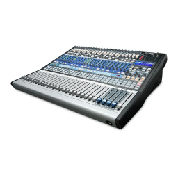 PRESONUS StudioLive 24.4.2 Manuel utilisateur | Fixfr