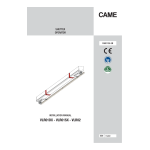 CAME VOILA, VLR01DX, VLR01SX, VLR02 Installation manuel