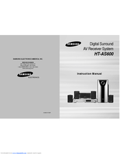 Samsung HT-AS600 Manuel utilisateur | Fixfr