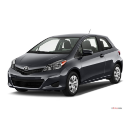 Toyota Yaris Hatchback 2014 Manuel du propriétaire | Fixfr