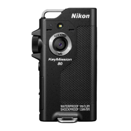 Nikon KeyMission 80 : Manuel d'utilisation + IA | Fixfr