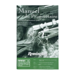 Remington 700, SEVEN, 673 Manuel utilisateur