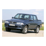 SsangYong MUSSO SPORTS Manuel utilisateur