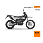 KTM 690 Enduro R EU 2020 Travel Bike Manuel utilisateur