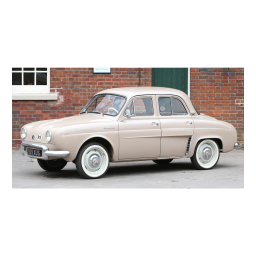 Renault Dauphine Manuel du propriétaire | Fixfr