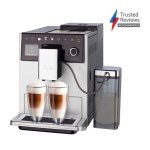 Melitta F630-201 LATTE SELECT ARGENT Expresso Broyeur Product fiche