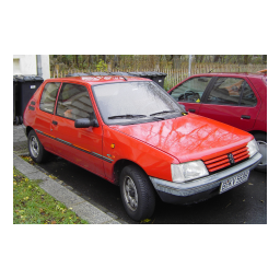 Peugeot 205 Manuel du propriétaire | Fixfr