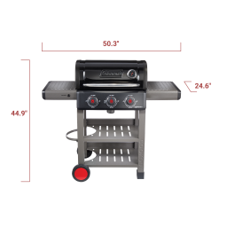 Coleman Cookout 3-Burner Propane Gas BBQ Manuel du propriétaire | Fixfr