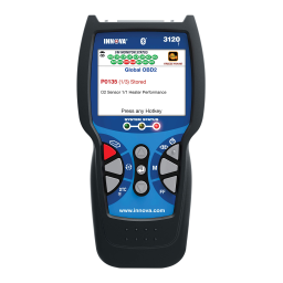 Innova 3120f Diagnostic Tool OBD2&1 Manuel utilisateur | Fixfr