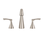 Delta 35748LF-SP Sandover Spotshield Brushed Nickel 2-handle Widespread WaterSense Bathroom Sink Faucet Manuel utilisateur