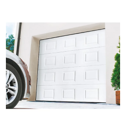 Castorama Porte de garage sectionnelle motorisée Turia blanc - L.240 x h.200 cm Manuel utilisateur | Fixfr