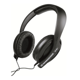 Sennheiser HD 202 Manuel utilisateur | Fixfr