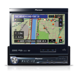 Pioneer AVIC X3 Manuel utilisateur | Fixfr