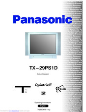 Panasonic TX28PS1F Operating instrustions | Fixfr