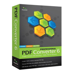 Nuance PDF Reader 6 Manuel utilisateur | Fixfr