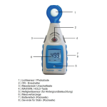 PeakTech P 5165 Digital-Lux-Meter 0...200.000 Lux Manuel du propri&eacute;taire