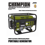 Champion Power Equipment 40032 Manuel utilisateur