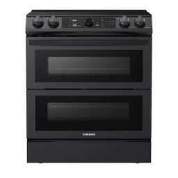 Manuel Utilisateur Samsung NE63T8951SG/AC - Cuisinière Électrique | Fixfr