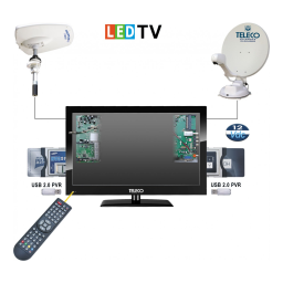 Teleco Televisore Led TH2 19D Manuel utilisateur | Fixfr