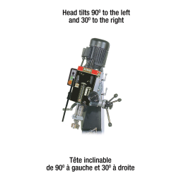 King Canada KC-45 GEARHEAD MILLING/DRILLING MACHINE WITH SAFETY GUARD Manuel utilisateur | Fixfr