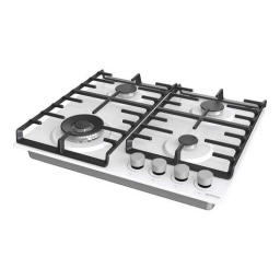 Gorenje BG6AB-G0B Table de cuisson à gaz GW642SYB Mode d'emploi | Fixfr