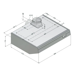 Bartscher 100060 Novy-exhaust hood, W600, SS Mode d'emploi | Fixfr