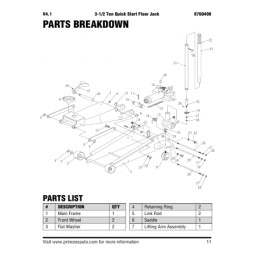 8760498 Cric de plancher | Chat IA et téléchargement PDF | Fixfr