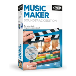 MAGIX Music Maker Soundtrack Edition Manuel utilisateur | Fixfr