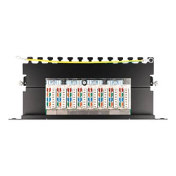 DeLOCK 66870 10″ Patch Panel 8 port Cat.6A 0.5U black Fiche technique | Fixfr