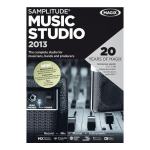 MAGIX Music Studio 2013 Manuel utilisateur