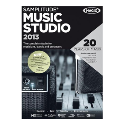 MAGIX Music Studio 2013 Manuel utilisateur | Fixfr