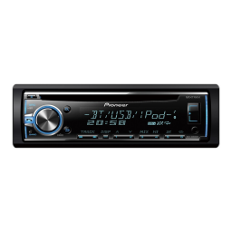 Pioneer DEH-X5800BT, DEH-4800BT : Mode d'emploi + AI Chat | Fixfr