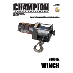 Champion Power Equipment 20049 Manuel utilisateur | Fixfr