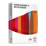 Adobe Acrobat 9 Pro Extended Manuel utilisateur