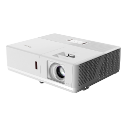 Optoma ZH506-W High brightness professional laser projector Manuel du propriétaire | Fixfr