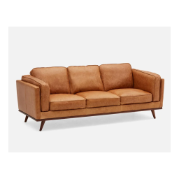 STRUCTUBE ROWAN 100% leather 3-seater Sofa Manuel utilisateur | Fixfr