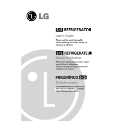 LG SXS 3828JD8993W Réfrigérateur Manuel d'utilisation | AI Chat & PDF Access | Fixfr