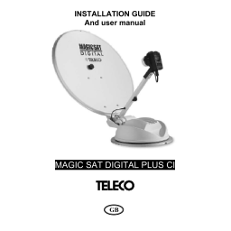 Teleco Troubleshooting-Magic Sat Motor–Easy-SuperDigital-TSDR5000-DigitalPlusCI-2002A-TSR5012 Manuel utilisateur | Fixfr