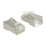 DeLOCK 86454 RJ45 Crimp+Cut Plug Cat.6 STP 20 pieces Fiche technique