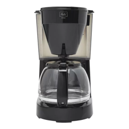 Melitta Easy II 1023-02 Noir Cafetière filtre Product fiche | Fixfr