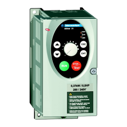 Schneider Electric ATV31 Manuel utilisateur | Fixfr