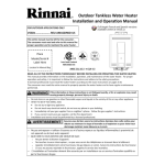 Rinnai REU-AM1620WD-US-N Manuel utilisateur
