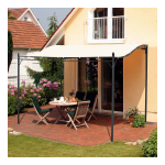 Outsunny 84C-038 10' x 10' Steel Outdoor Pergola Gazebo Patio Canopy Mode d'emploi