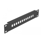 DeLOCK 66801 10&Prime; Fiber Optic Patch Panel 12 Port for SC Simplex / LC Duplex 1U black Fiche technique