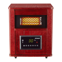 NOMA Wood Cabinet Infared Space Heater Manuel du propriétaire | Fixfr