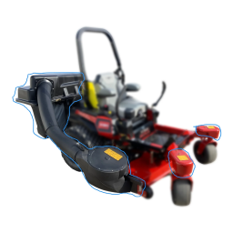 Powered Bagger, TITAN MAX Zero-Turn-Radius Riding Mower