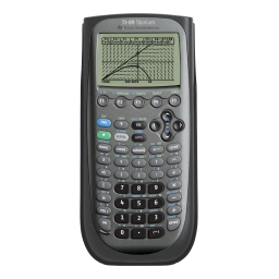 TI-89 Titanium, Voyage 200 Manuel d'utilisation + Chat IA | Fixfr