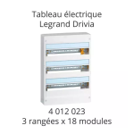 Legrand DRIVIA 13-18 Manuel utilisateur