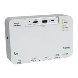 Schneider Electric Conext ComBox Guide de démarrage rapide | Fixfr