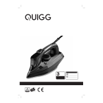 Quigg GT-SF-DBL-02 Steam Iron Manuel utilisateur